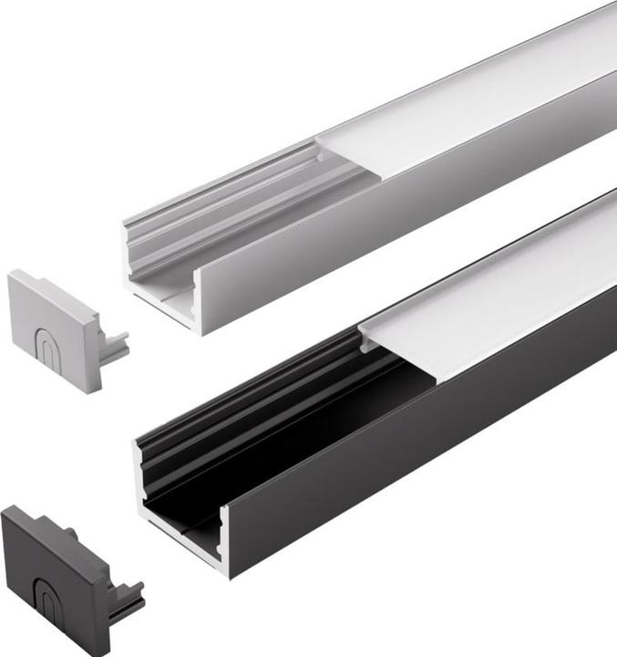 Actual product image Halemeier ChannelLine D2 schwarz opal L=2500