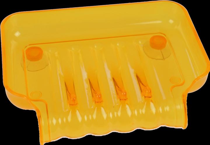 Immagine prodotto Portasapone, plastica, arancione con 2 ventose (Ricarica)