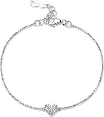 Produktbild Brosway Silver Bracelet Glitter Heart Infinite White Fancy Fiw140