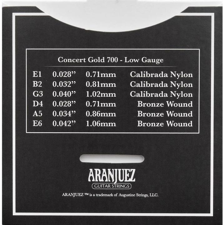 Immagine prodotto Aranjuez Concerto Oro 700 (6 x, Chitarra, 0.03")