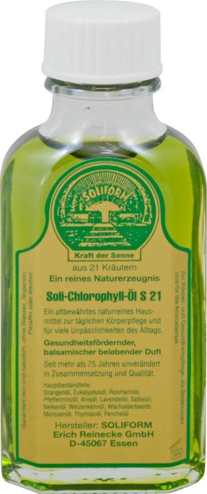 Image du produit Soliform Huile Soli-Chlorophyll S 21, 100 ml d'huile (Huile pour le corps, 100 ml)