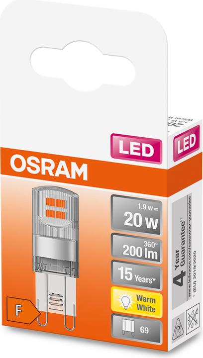 Actual product image Osram Pin (G9, 1.90 W, 200 lm, 1 x, F)