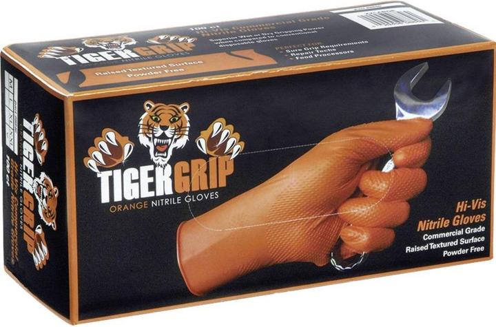 Produktbild Kunzer Nitril Einweghandschuh Grösse (Handschuhe): S EN 455, EN 374 TIGER GRIP TIGER GRIP S 100St. (S)