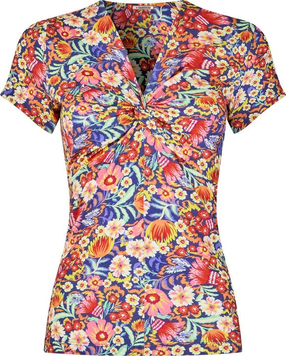 Joe Browns Bright Floral Knotted Twist Front Jersey Top