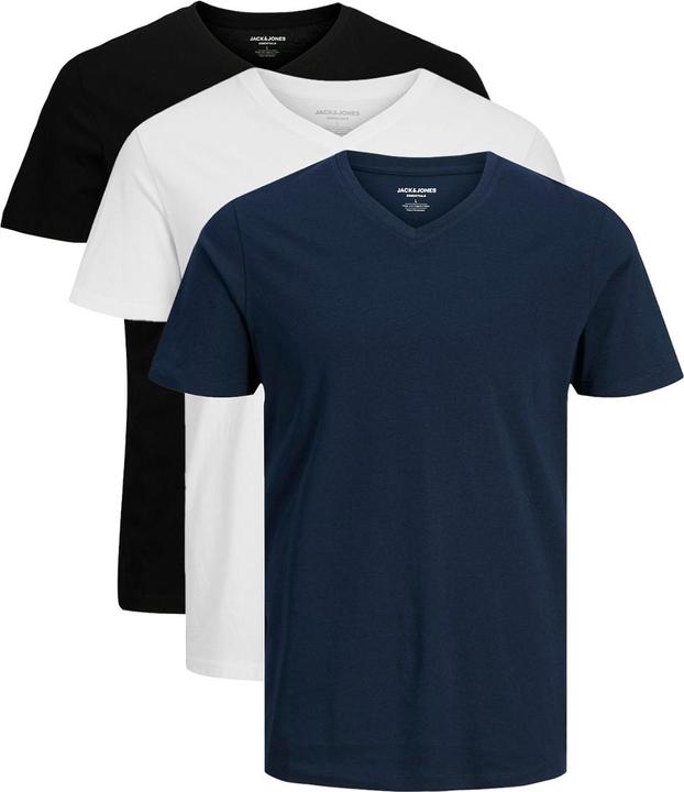 Black, Dark Blue, White