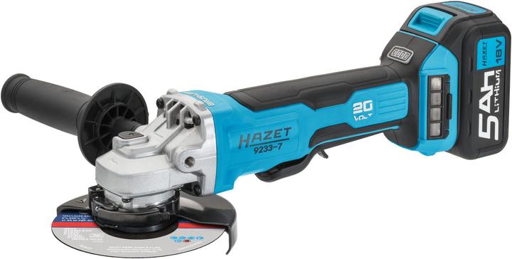 Actual product image HAZET Cordless right-angle grinder 9233-7/4 ∙ Number of tools: 4