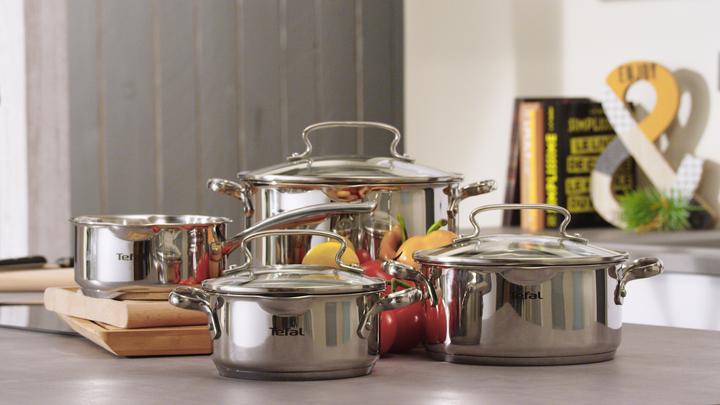 Image du produit Tefal Duetto+ (24 cm, Casserole, Acier inoxydable)