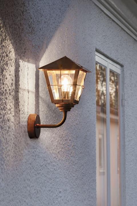 Actual product image Konstsmide Exterior wall lamp Energiesparl (E27, IP23)