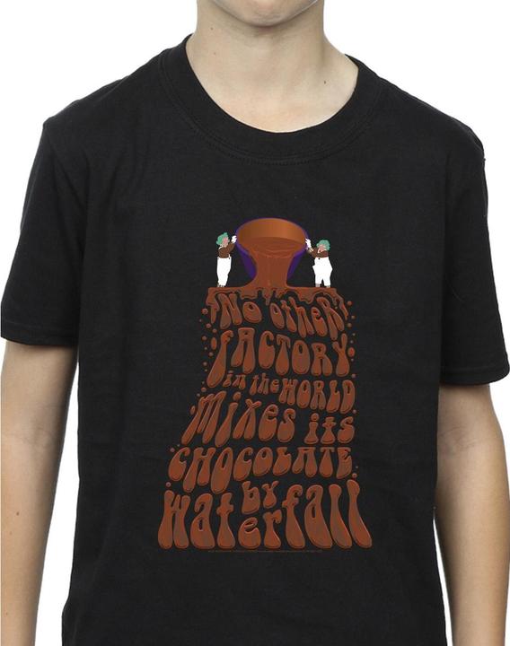 Immagine prodotto Willy Wonka & the Chocolate Factory Chocolate Waterfall Maglietta Ragazzi (140, 146)