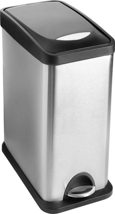Actual product image Ibili Pedal bin 15 litres, 34 x 20 x 46 cm Practical waste separation for at home or in the office (15 l)