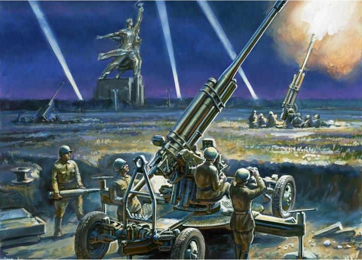 Image du produit Carson 1:72 Soviet 85 mm Anti-Aircraft-Gun