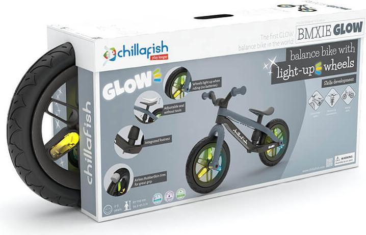 Actual product image Chillafish BMXie - GLOW Balance Bike 12" - The running bike from 2 - 5 years (12")