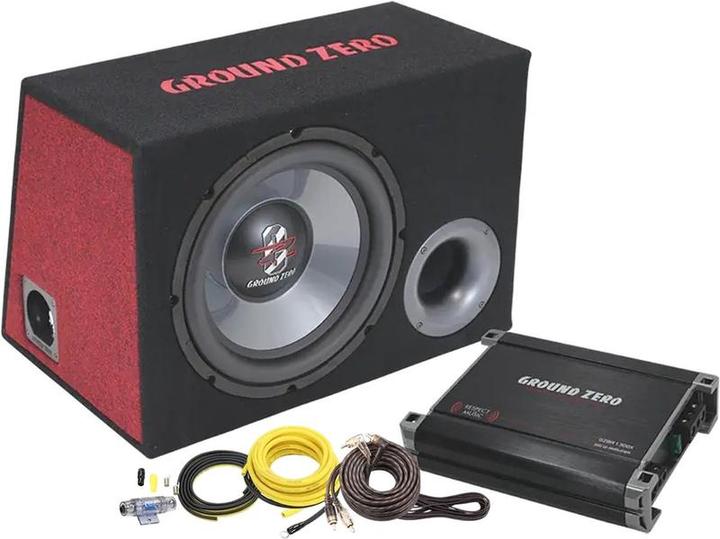Actual product image Ground Zero Zero Subwoofer pakket 12.300 compleet set