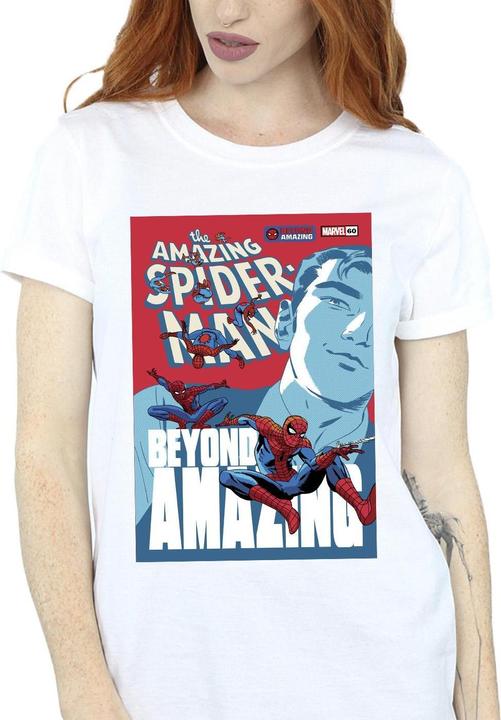 Immagine prodotto Spider-Man Beyond Amazing Cover Maglietta Ampia Donna (M)