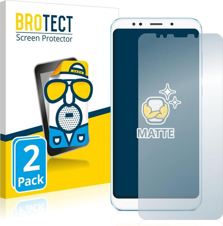 Productafbeelding BROTECT Beschermer Anti-verblinding (2 Stuk, Xiaomi Redmi 5 Plus)