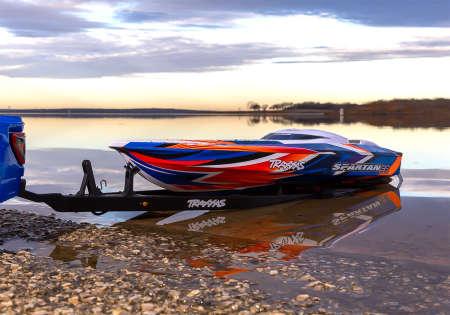 Image du produit Traxxas BOAT SPARTAN SR 1037mm 1:10 EP RTR ORANGE TQi 2.4GHz SANS chargeur et SANS accu