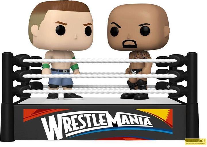 Actual product image Funko Pop! WWE : John Cena vs The Rock Wrestlemania