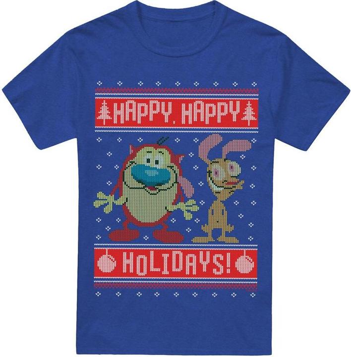 Produktbild Ren & Stimpy Happy Happy Holidays TShirt (3XL)