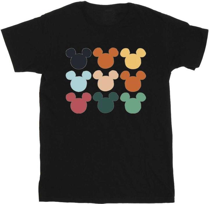 Immagine prodotto Disney Mickey Mouse Heads Square Maglietta Ragazzi (128)