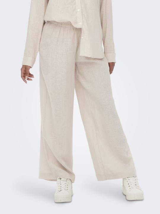 Actual product image Only High Waist Linen Mix Pants (XL)