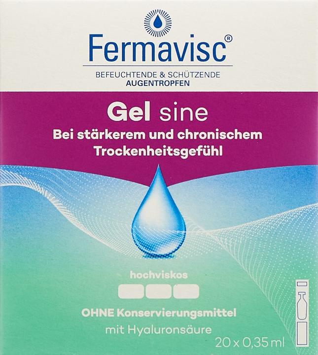 Actual product image OmniVision Fermavisc Gel Sine (7 ml, Fermavisc Gel sine Gtt Opht)