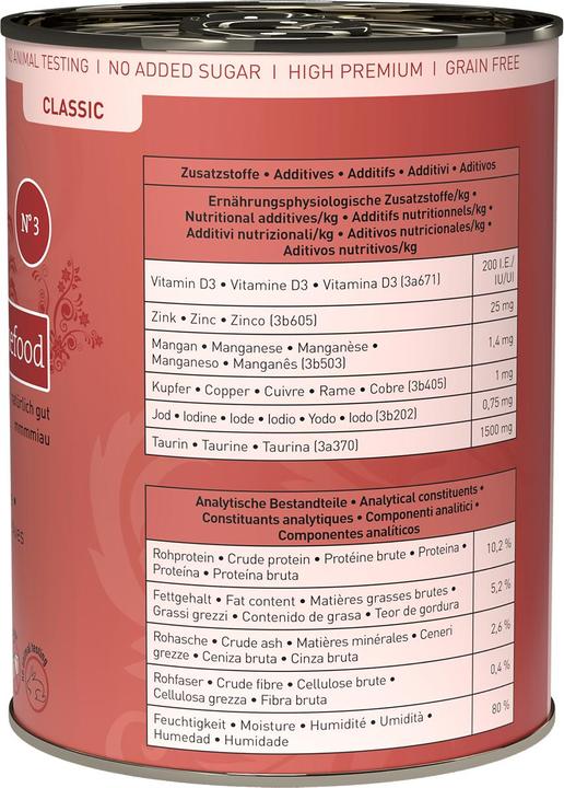 Produktbild Catz Finefood No.03 Geflügel (Adult, 1 Stk., 400 g)