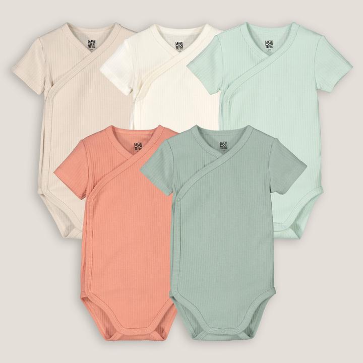 Produktbild La Redoute Collections 5er-Pack kurzärmelige Bodys (60)