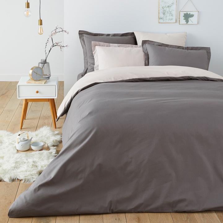 Image du produit So'home Coton Bicolore (Housse de couette, 200 x 200 cm)