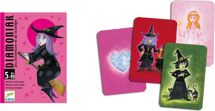 Actual product image Djeco Card Game Diamonia (German, French)