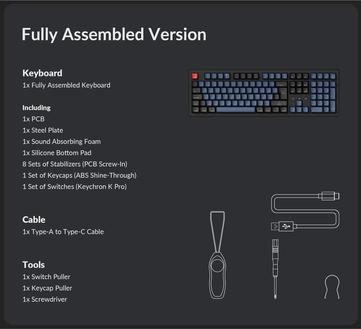 Image du produit Keychron K10 Pro (CH, Filaire, Sans fil)