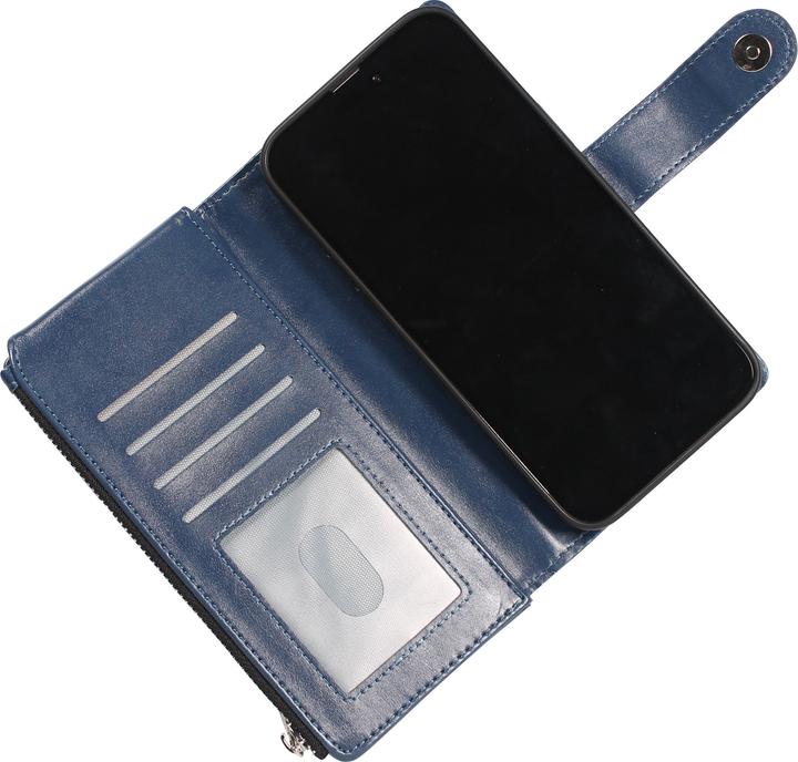 Immagine prodotto PhoneLook Custodia a portafoglio lussuosa e sofisticata con chiusura magnetica e scomparto per monete e carte. (Apple iPhone 15 Pro)