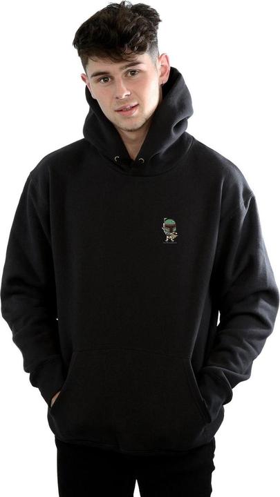 Actual product image Star Wars Mens Boba Fett Chest Print Hoodie (M)