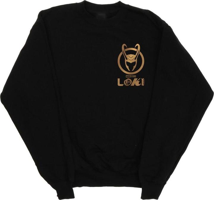 Immagine prodotto Loki Horn Logo Faux Pocket Felpa Donna (XL)