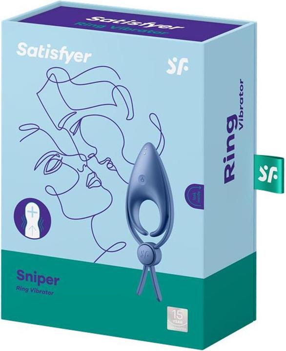 Actual product image Satisfyer Sniper Vibrating Cock Ring