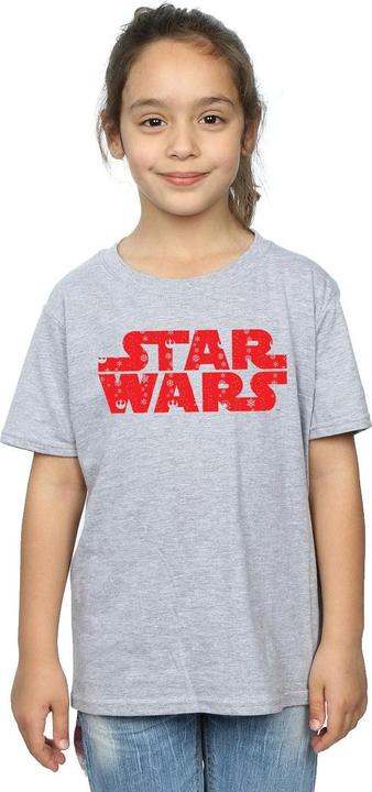 Immagine prodotto Star Wars Christmas Logo Maglietta Ragazze (152, 158)