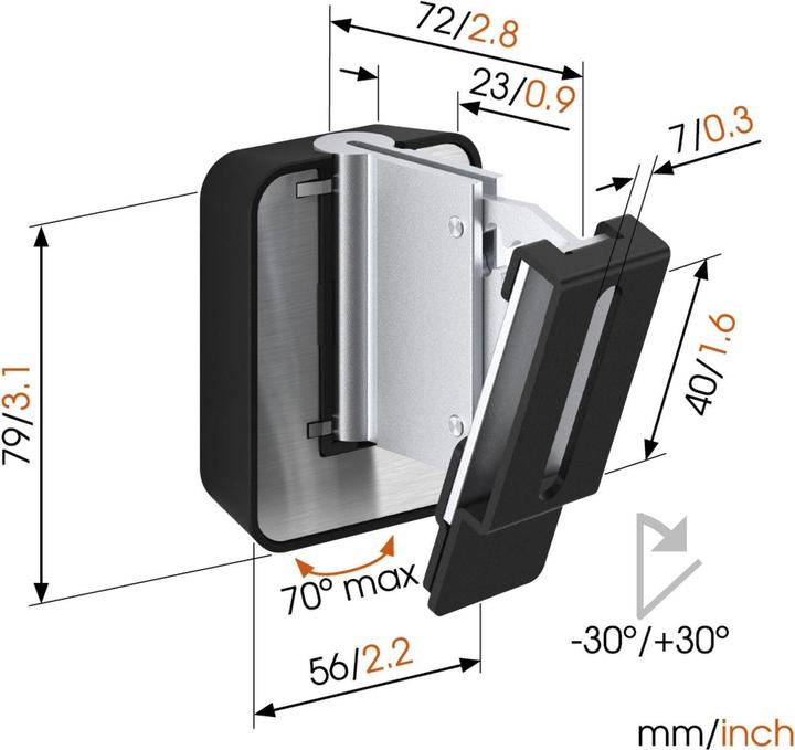 Actual product image Vogels Sound 3200 (1 pcs., Wall installation, Pivoting)