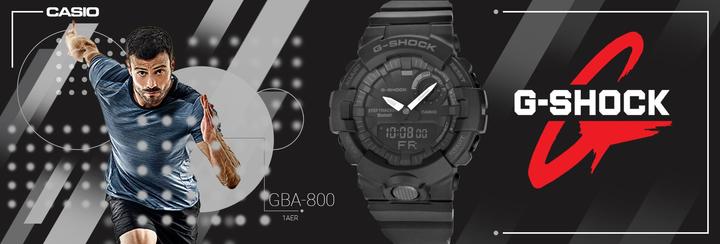 Actual product image G-Shock Gba-800-1aer (Sports watch, Digital watch, Analogue wristwatch, Hybrid watch, Chronograph, 49 mm)