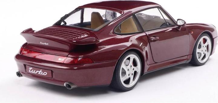 Actual product image Solido 1:18 Porsche 911 (993) Turbo 1997 silver