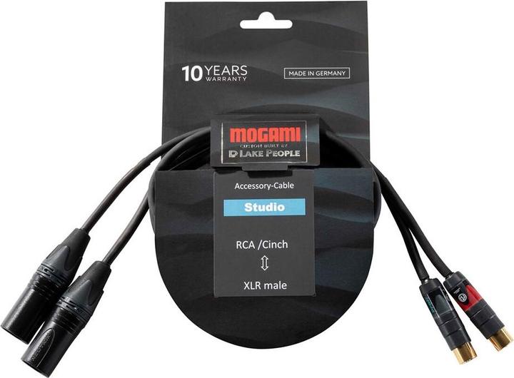 Actual product image Mogami Gold Series Stereo (3 m, Cinch)