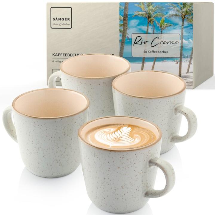 Actual product image Sänger Coffee mug set Rio cream (430 ml, 4 x)