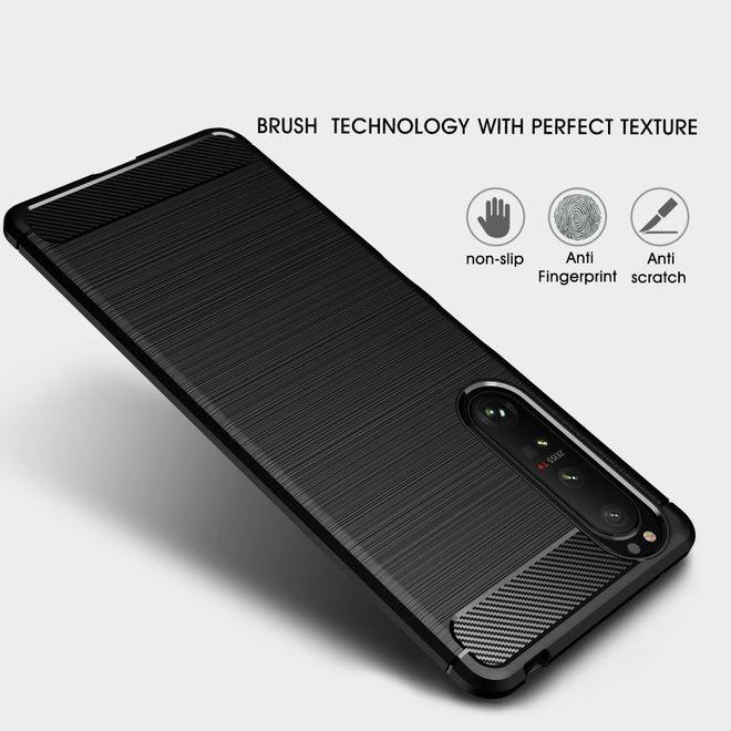 Image du produit MU Style Série Softcase TPU en fibre de carbone (Sony Xperia 1 III)