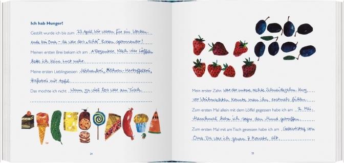 Produktbild Die kleine Raupe Nimmersatt - Mein Babyalbum - Blau