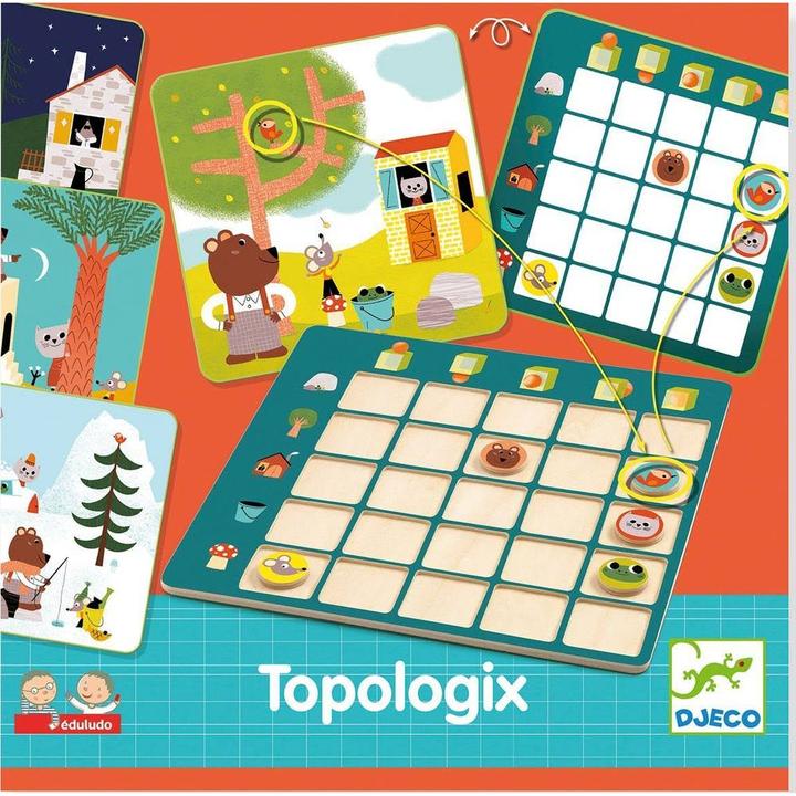 Djeco Eduludo Topologix (Allemand, Français, Italien, Anglais)