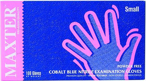 Actual product image Maxter Nitrile gloves cobalt blue s. S 100 pcs. (S)