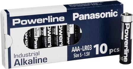 Image du produit Panasonic Ligne électrique industrielle alcaline (10 pcs, AAA)