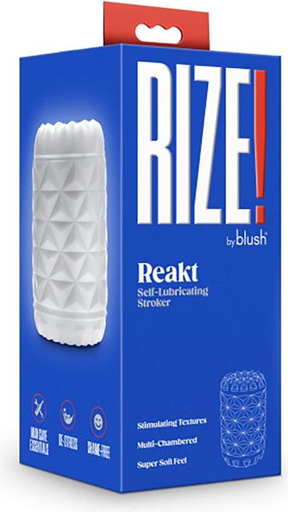 Image du produit Blush Rize Reakt - Masturbateur masculin auto-lubrifiant à poche, fabriqué avec Ultra Soft X5® Plus