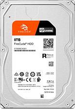 Actual product image Seagate FireCuda ST8000DX001, 8 TB, 7200 RPM, 256 MB, 3.5", Serial ATA (8 TB, 3.5")