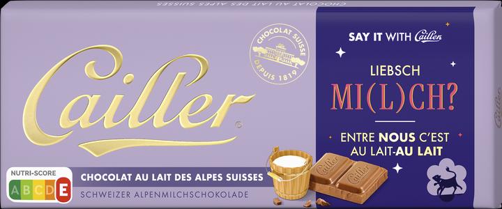 Actual product image Cailler Milk chocolate bar (100 g)