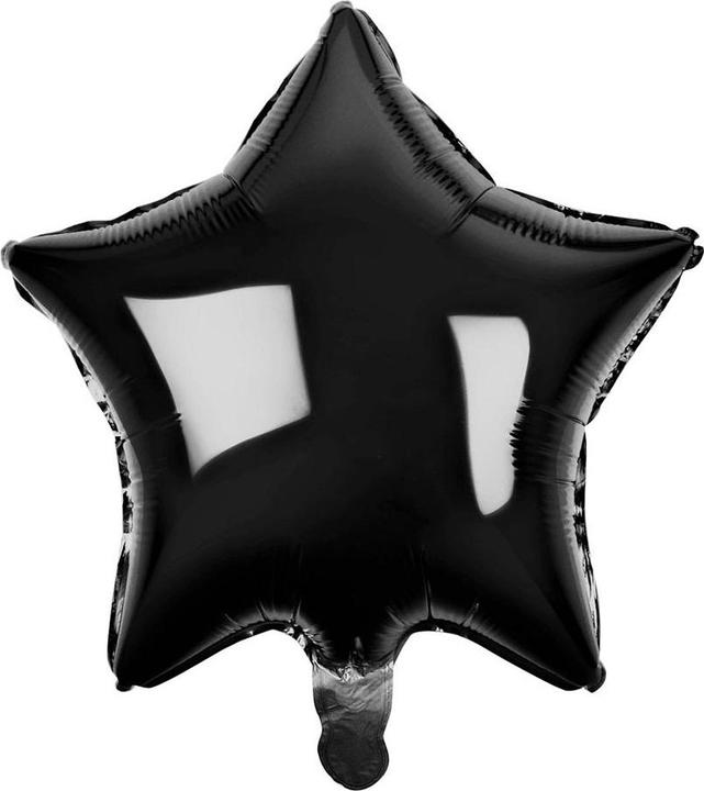 Produktbild GoDan Folienballon Stern schwarz, 48 cm