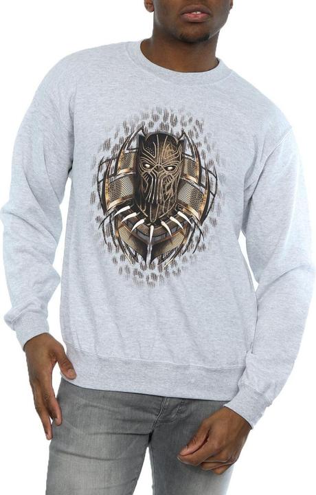 Image du produit Mens Black Panther Gold Killmonger Cotton Sweatshirt (L)